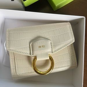 Ivory JW Pei Stella Croc Wallet